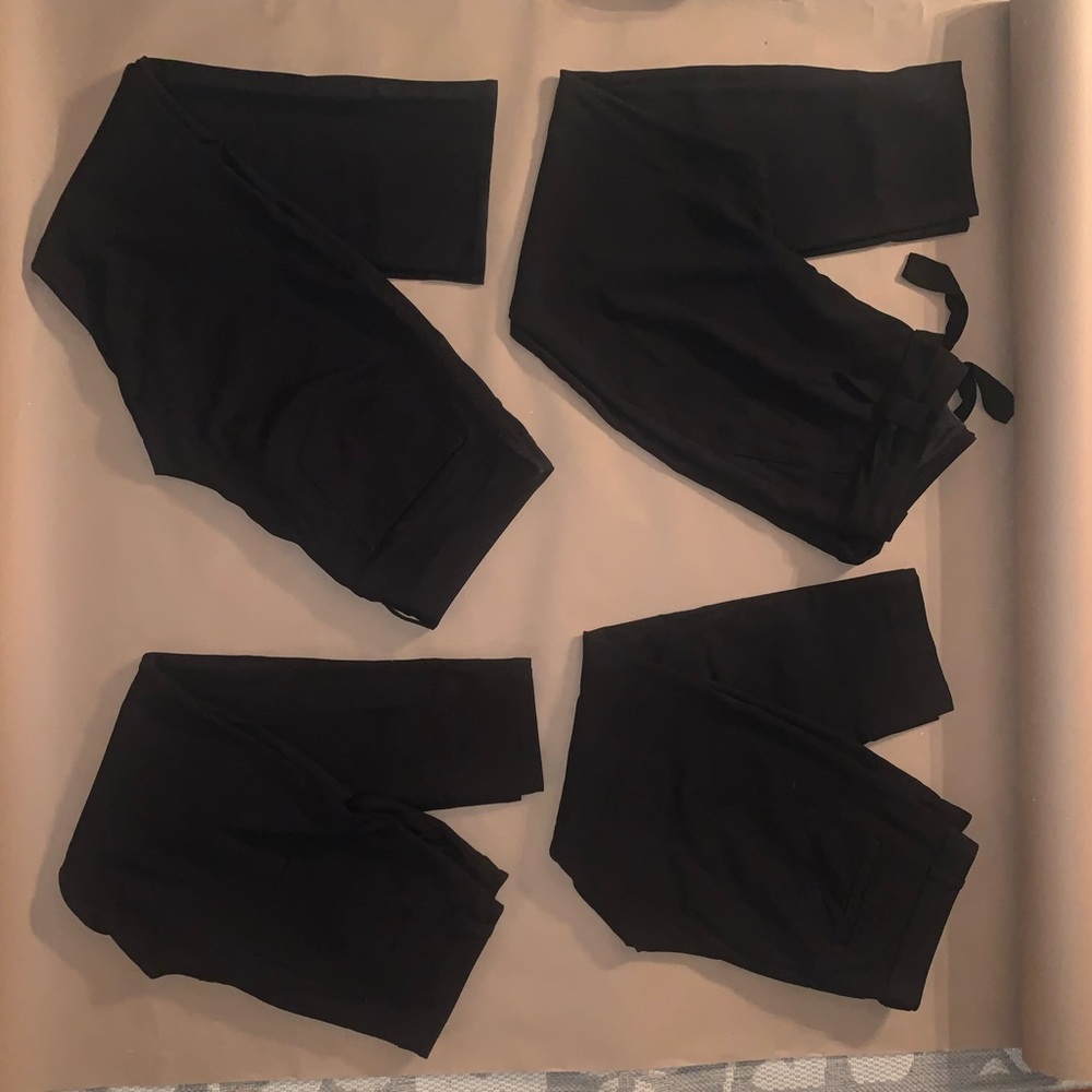 Lot of size 14 black pants- 4 pair.